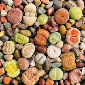 10 Large Lithops Live Plants Mix Colorful Succulents Living Stones for Indoor Outdoor Planting