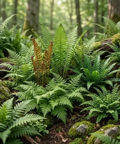 10 Assorted Fern Bare Root Plants – Mixed Varieties, 3-6 Inch Long Rhizomes - Image 3