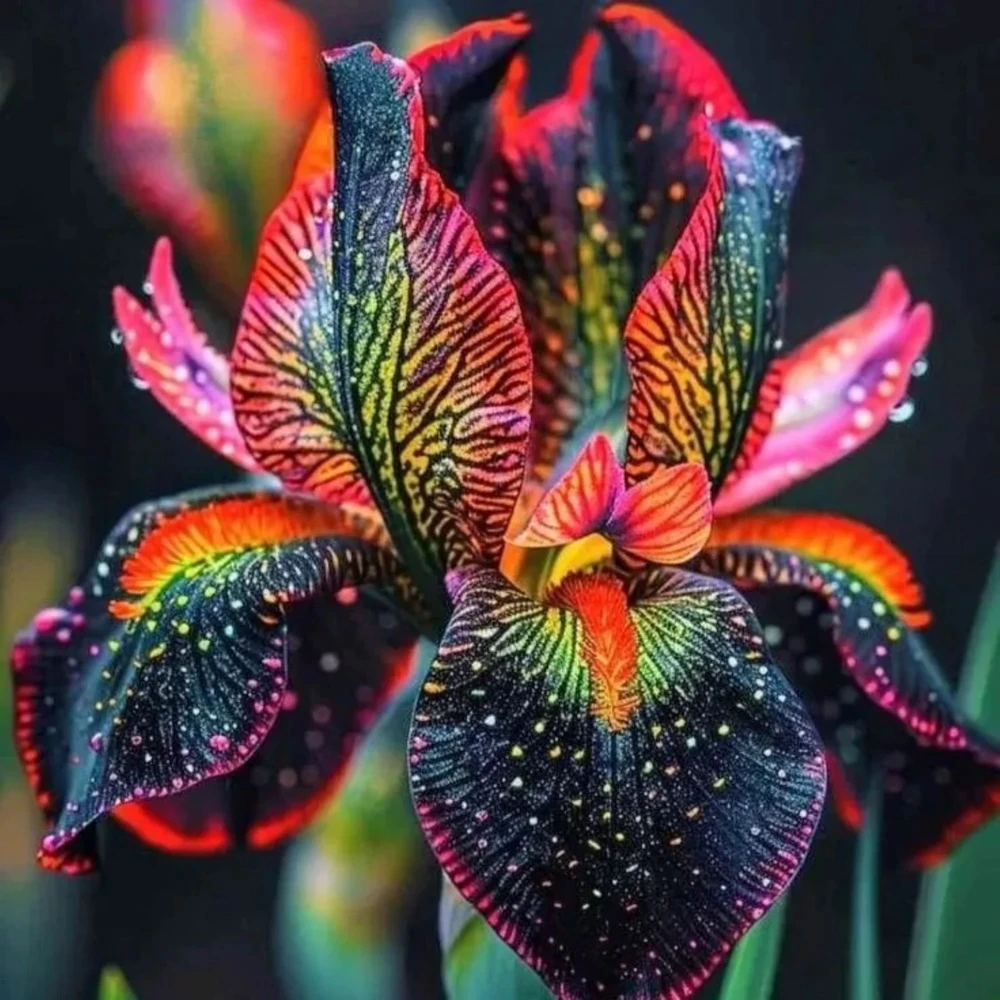 100 Iris Seeds Amber Glow - Flower Seeds for Garden & Landscape - Image 1