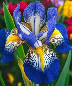 100 Iris Seeds Sapphire Veil - Flowering Iris Plant Seeds - Image 1
