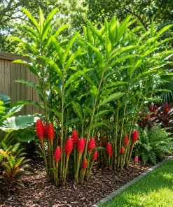 12 Awapuhi Shampoo Ginger Rhizomes - Zingiber Zerumbet Pinecone Roots Outdoor - Image 2