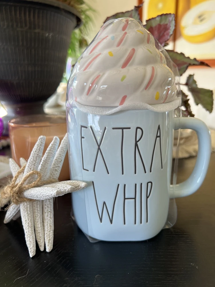 14 oz Ceramic Mug with Lid - White Coffee Cup - Image 2