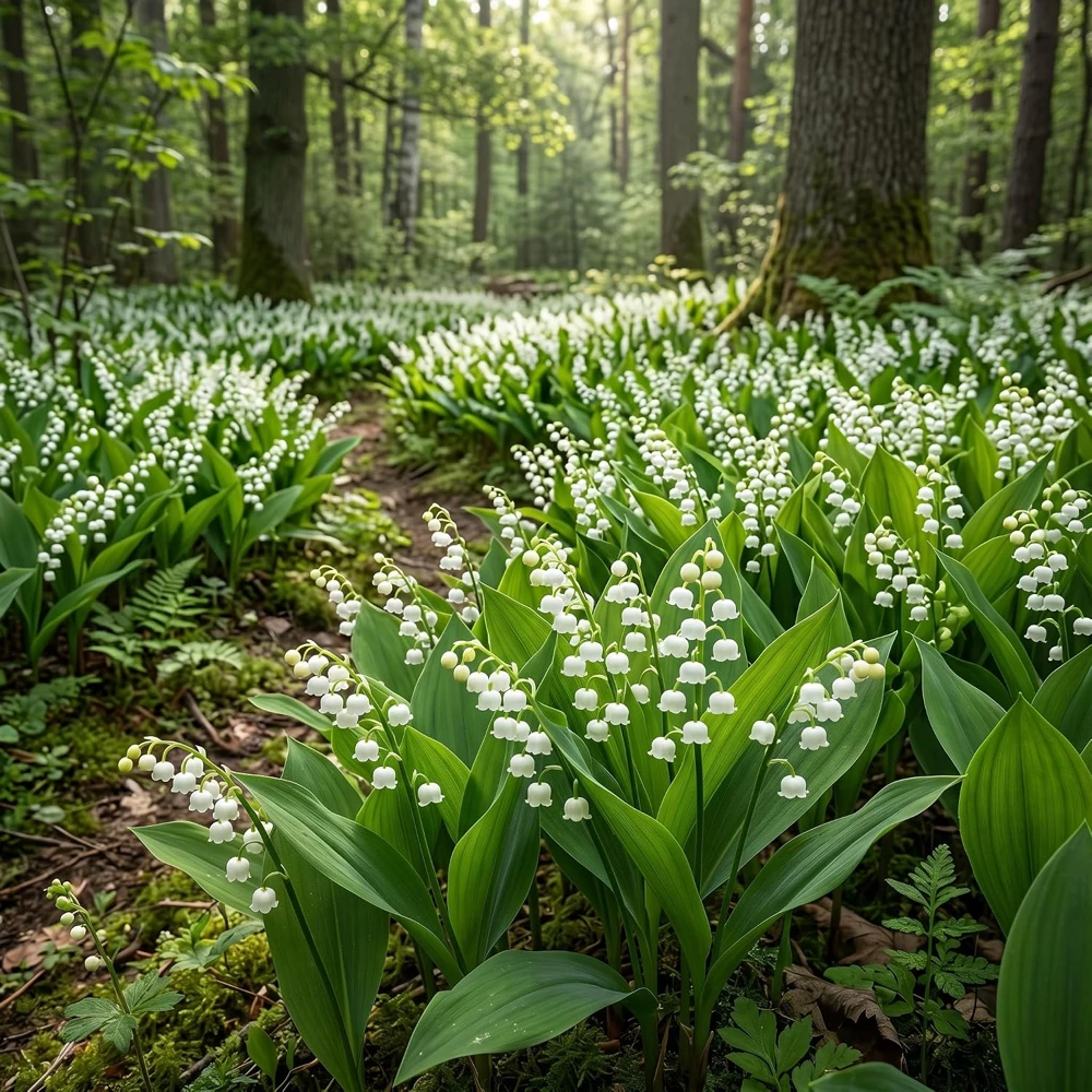 15 Lily of the Valley Bare Root Rhizomes - Fragrant White Spring Flowers - Image 2