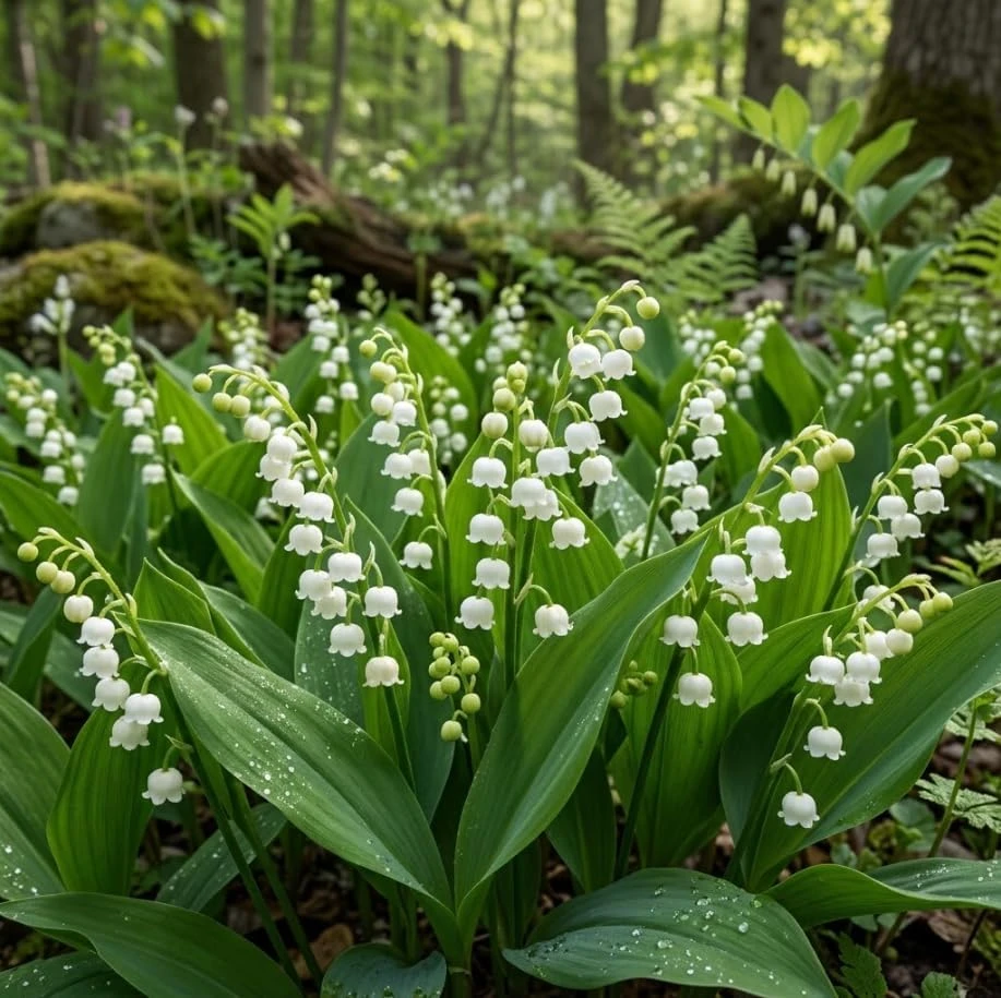 15 Lily of the Valley Bare Root Rhizomes - Fragrant White Spring Flowers - Image 6