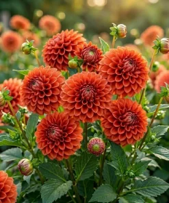 2 Dinnerplate Dahlia Tuber - Huge Orange Blooms up to 10