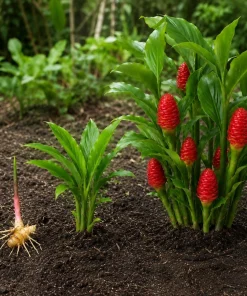 5 Awapuhi Shampoo Ginger Rhizomes - Zingiber Zerumbet Pinecone Ginger Roots - Image 4
