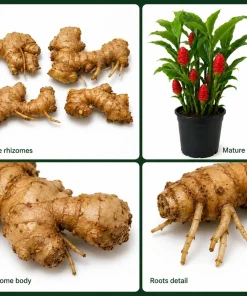 5 Awapuhi Shampoo Ginger Rhizomes - Zingiber Zerumbet Pinecone Ginger Roots - Image 7
