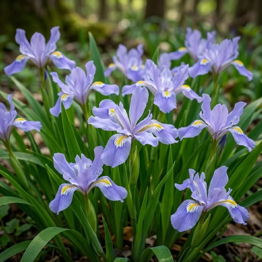 5 Blue Crested Wild Iris Bulbs – Spring Flowering Perennial – Outdoor - Image 5