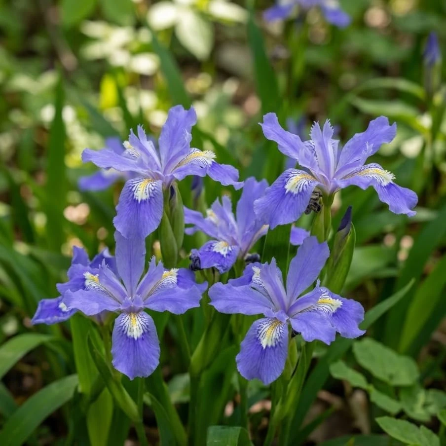 5 Blue Crested Wild Iris Bulbs – Spring Flowering Perennial – Outdoor - Image 6
