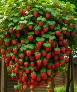 50 Dwarf Bonsai Strawberry Seeds - Mini Planter Bush Tree Seeds Edible - Image 1