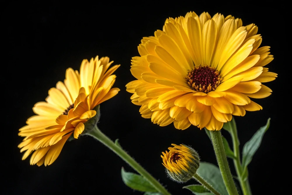 500 Yellow Marigold Calendula Officinalis Flower Seeds - Outdoor Annual - Image 3