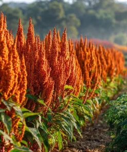 Amaranthus Hot Biscuits Seeds - 100 Burnt Orange Flower Seeds for Fall Decor - Image 4