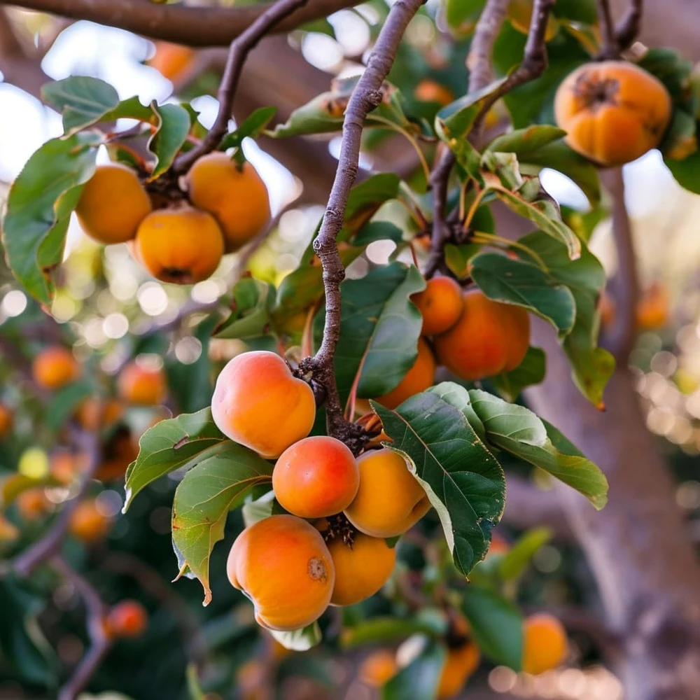 American Persimmon Tree Live Plant - Cold Hardy 18-24" Bareroot Fruit Tree - Image 1