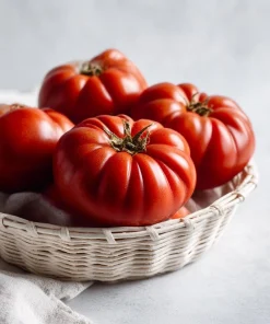 Beefsteak Tomato Seeds – Heirloom, Large Juicy Fruits – 50 Seeds - Image 1
