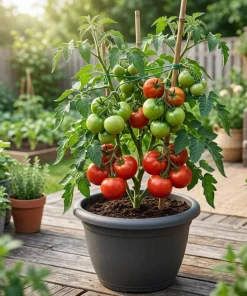Big Boy Tomato Live Plants - Set of 2, 4-6 Inch Tall Seedlings for Garden - Image 2