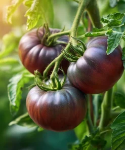 Black Brandywine Tomato Seeds - 30 Heirloom Purple-Black Beefsteak Variety - Image 2