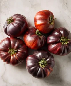 Black Brandywine Tomato Seeds - 30 Heirloom Purple-Black Beefsteak Variety - Image 1