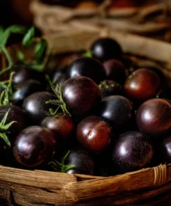 Black Cherry Tomato Seeds - Heirloom Dark Purple Tomatoes, 20 Count, Outdoor - Image 3