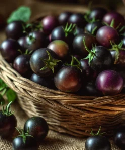 Black Cherry Tomato Seeds - Heirloom Dark Purple Tomatoes, 20 Count, Outdoor - Image 5