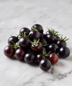 Black Cherry Tomato Seeds - Heirloom Dark Purple Tomatoes, 20 Count, Outdoor - Image 1