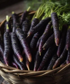 Black Nebula Carrot Seeds - Heirloom Deep Purple, Antioxidant-Rich - 250 Seeds - Image 3