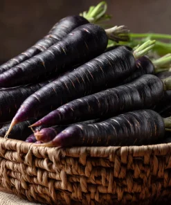 Black Nebula Carrot Seeds - Heirloom Deep Purple, Antioxidant-Rich - 250 Seeds - Image 1