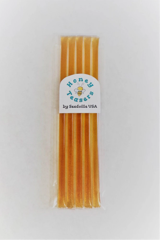 Blackberry Blossom Honey Sticks - 5 Pack Natural Honey Snack Straws - Image 4