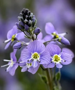 Blue Streak Speedwell Veronica Gentianoides Flower Seeds - 25 Seeds - Image 3