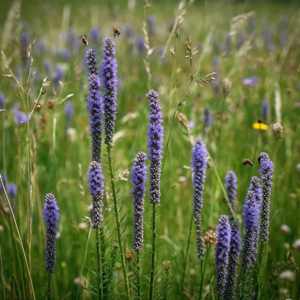 Blue Vervain Seeds – 200 Seeds – Verbena hastata – Vibrant Blue-Purple Blooms – Perennial - Image 2
