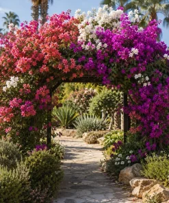 Bougainvillea Live Plants, Set of 4 Mixed, 4-7 Inches Tall, Tropical Flowering - Image 7