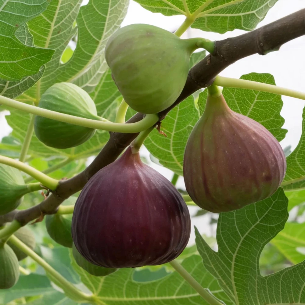 Brown Turkey Fig Tree Live Plant, 5-9" Tall, Cold Hardy, Zone 7-9, Sweet Double Harvest Fruit - Image 8
