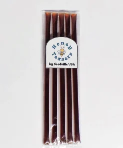 Caramel Honey Sticks - Natural Honey Snack Straws - 5 Pack - 7 inch - Image 4