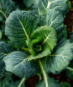 Champion Collard Seeds - Heirloom Leafy Green Vegetable - 200 Seed Pack - Image 3