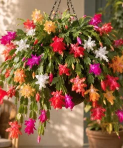 Christmas Cactus Live Plant 4-6 Inch Tall – 2-Pack, Indoor Holiday Decor - Image 5