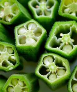 Clemson Spineless Okra Seeds - 50 Count Heirloom Vegetable for Gardens - Image 2