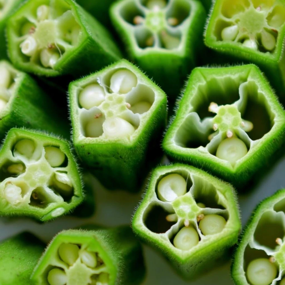 Clemson Spineless Okra Seeds - 50 Count Heirloom Vegetable for Gardens - Image 2