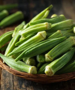 Clemson Spineless Okra Seeds - 50 Count Heirloom Vegetable for Gardens - Image 4
