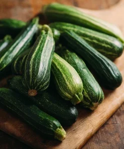 Cocozelle Summer Squash Zucchini Seeds - Heirloom Cucurbita pepo - 20 Seeds - Image 2