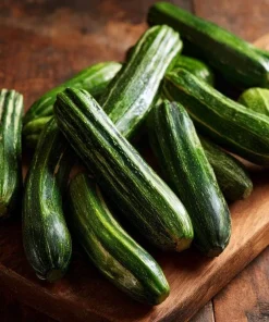 Cocozelle Summer Squash Zucchini Seeds - Heirloom Cucurbita pepo - 20 Seeds - Image 1