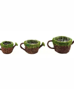 Coffee Cup Planter Basket - Unique Decorative Pot for Plants - Image 2