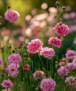 Cosmos Seeds - Double Click Rose Bonbon Rose-Pink Blooms - 25 Seeds - Image 5