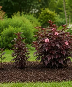 Cranberry Hibiscus Live Plant – Hibiscus Acetosella Starter 4-6 Inches Tall – Red Foliage Indoor Outdoor - Image 5