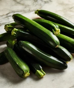 Dark Green Zucchini Seeds - Heirloom Summer Squash - 25 Seeds for Garden - Image 1