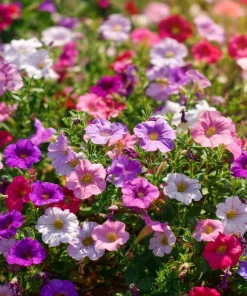 Dwarf Petunia Seed Mix - 250 Seeds - Compact Colorful Blooms - Image 2