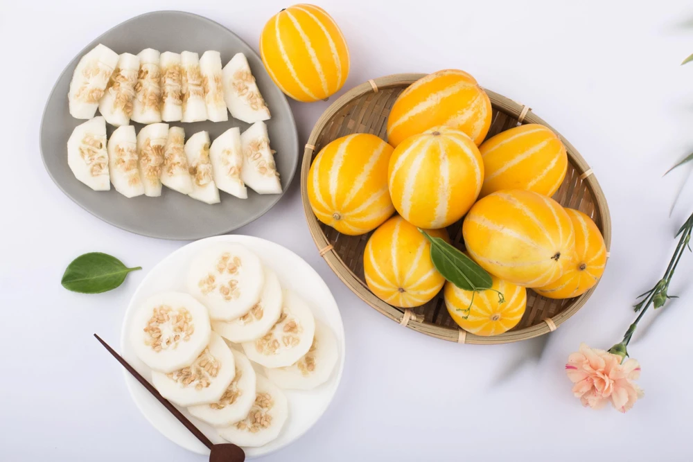 Early Silver Line Melon Seeds, 50 Seeds, Yellow Striped Korean Fruit - Image 6