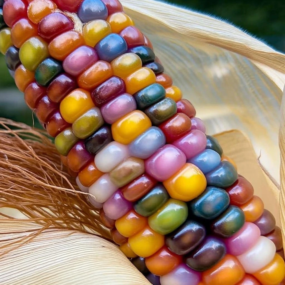 Glass Gem Corn Seeds – Multicolored Heirloom Ornamental Corn – 25 Seeds - Image 1