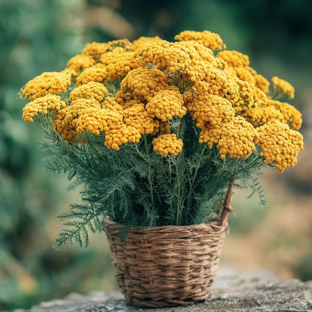Golden Yarrow Seeds – 500 Count – Heirloom Achillea filipendulina for Pollinators – Outdoor - Image 3