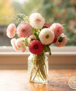 Habanera Mixed Bellis Daisy Seeds - 10 Count, Double Pompon Blooms, Mixed Colors, Outdoor - Image 4