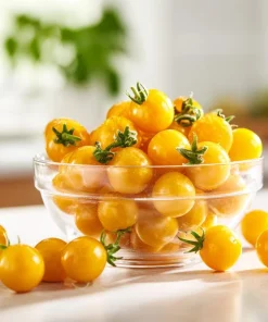 Hartman's Yellow Gooseberry Tomato Seeds - 25 Sweet Heirloom Cherry Tomato Seeds - Image 1