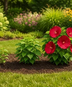 Hibiscus Luna Red Live Plant 4-6 Inches Tall – Vibrant Red Blooms for Outdoor Gardens & Patios - Image 6